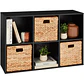 Estante con canastos Multiusos Nordic Black - Miniatura 1