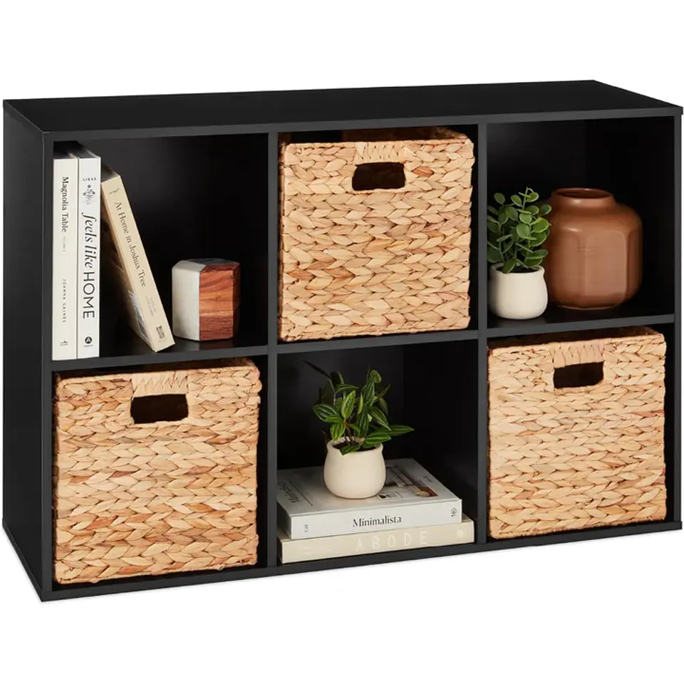 Estante con canastos Multiusos Nordic Black 1
