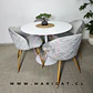 Mesa Tulip + Silla Velvet Felpa Wood - Miniatura 2