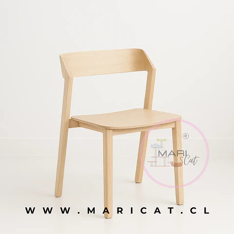 Silla Rover Madera de Haya Apilable - Comedor Cafetería Restaurante
