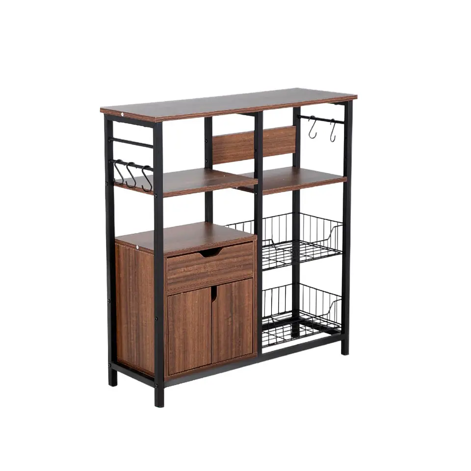 Organizador de Cocina MDF Color Nogal 1