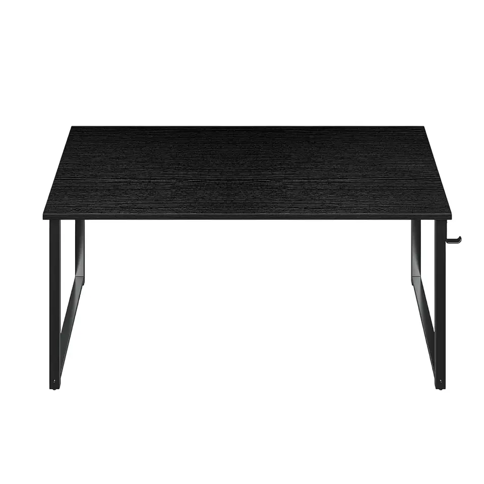 Escritorio para Estudio u Oficina MDF Negro 100x60 cm 2