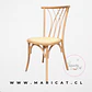 Silla Alpes Crossback Madera Rattan - Miniatura 1
