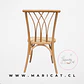 Silla Alpes Crossback Madera Rattan - Miniatura 2