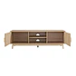 Rack Tv Olen MDF Rattan 2 puertas- TV  - Miniatura 4