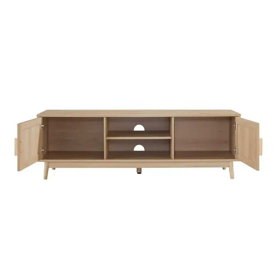 Rack Tv Olen MDF Rattan 2 puertas- TV  4