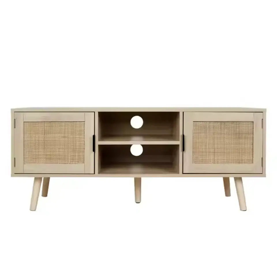 Rack Tv Olen MDF Rattan 2 puertas- TV  2