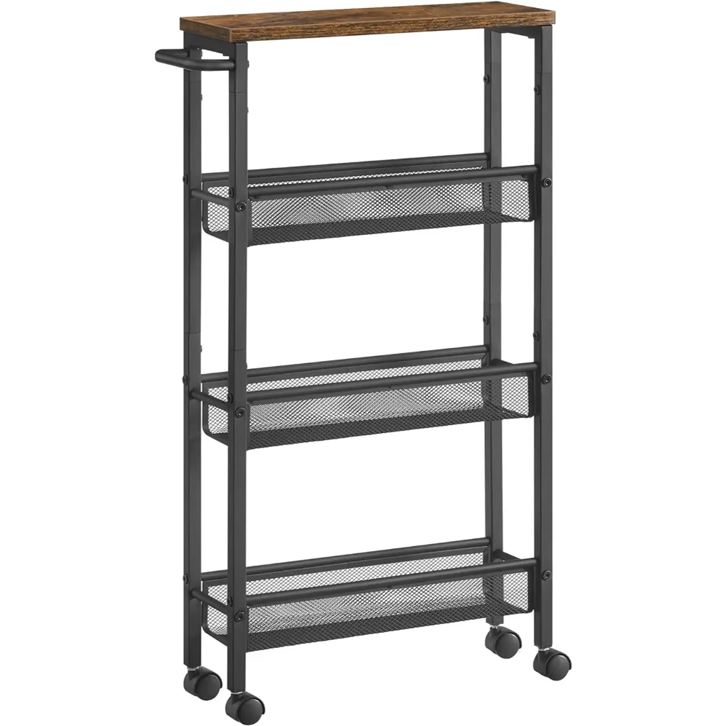 Carro Organizador Metal Negro – Cocina o Baño 1