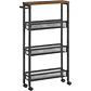 Carro Organizador Metal Negro – Cocina o Baño - Miniatura 1