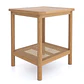 Mesa Ari Lateral o Velador MDF Rattan - dormitorio living lectura - Miniatura 3
