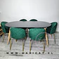 Mesa Expandible Eames MDF Redonda +4 Sillas Velvet - Comedor - Miniatura 2