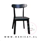 Silla Fresno Louis Madera Minimalista Black - Miniatura 2
