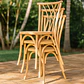 Pack de 4 Sillas Alpes de Madera Apilable - Miniatura 1