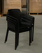 Pack de cuatro Butaca Stool Terraza apilable polipropileno - Miniatura 1
