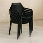 Pack de Cuatro Butaca Stool Terraza apilable - Miniatura 1