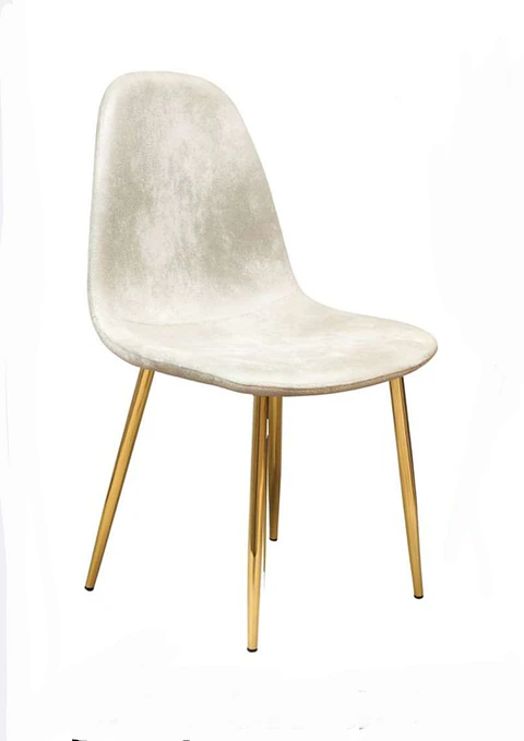 Silla spoon Smart antique Gamuza Gold Beige
