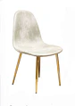 Silla spoon Smart antique Gamuza Gold Beige - Miniatura 1