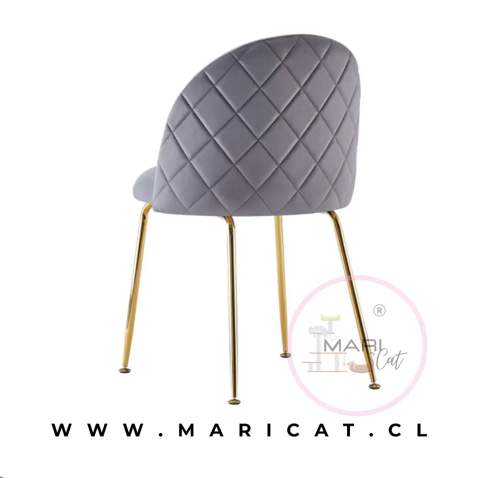 Silla Eames Velvet Gris 2