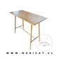 Mesa Alta Rectangular Lyon MDF Metal Wood - Miniatura 2