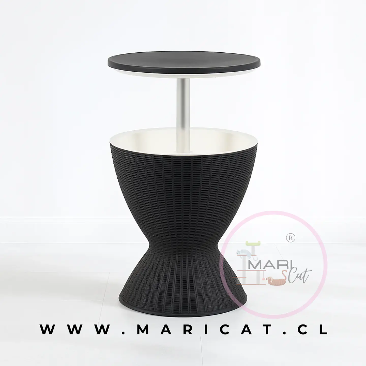 Mesa de Centro Multifuncional de Rattan Sintético 2