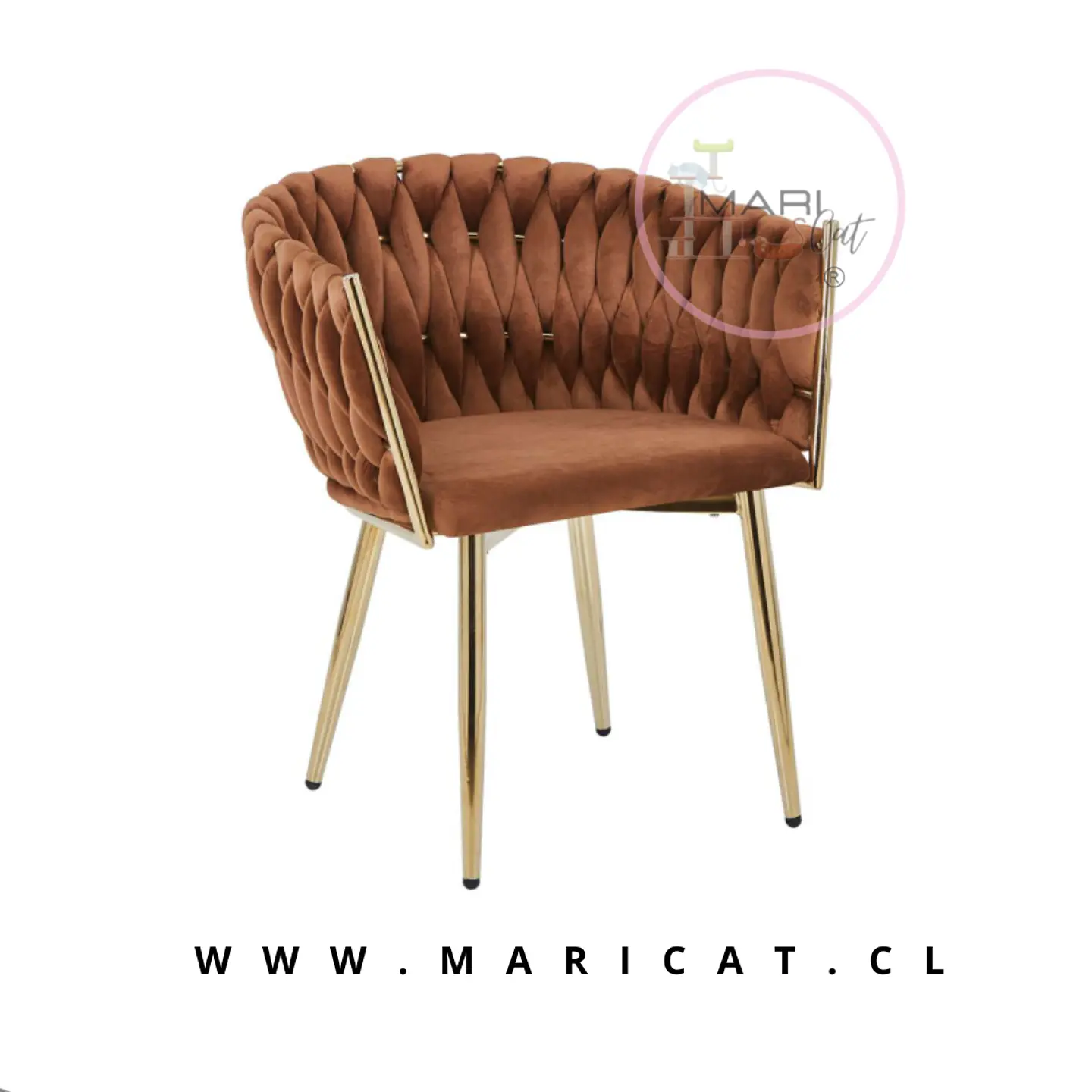 Sitial Queen Trenzado Velvet Gold Terra 1