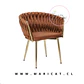 Sitial Queen Trenzado Velvet Gold Terra - Miniatura 1