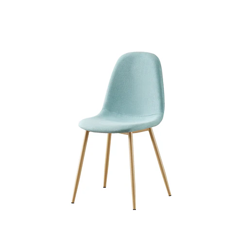 Silla Spoon Lino Metal Negro