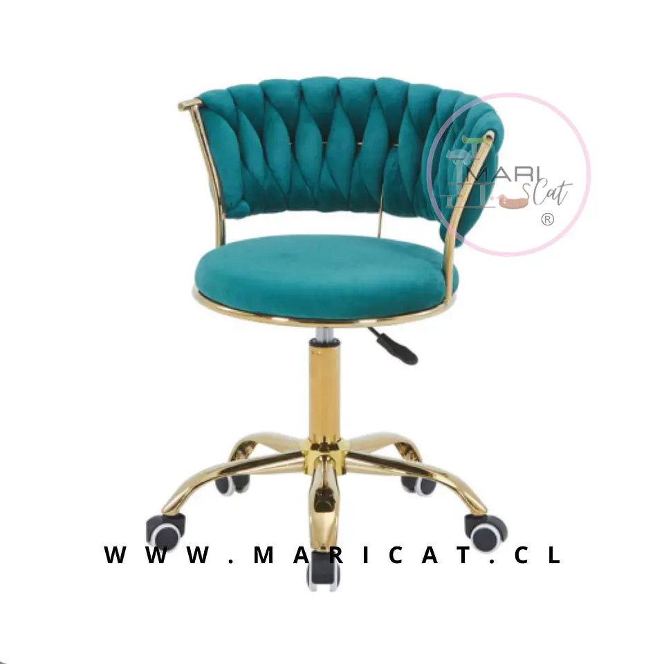 Silla Queen Cruzada Gold Verde 1