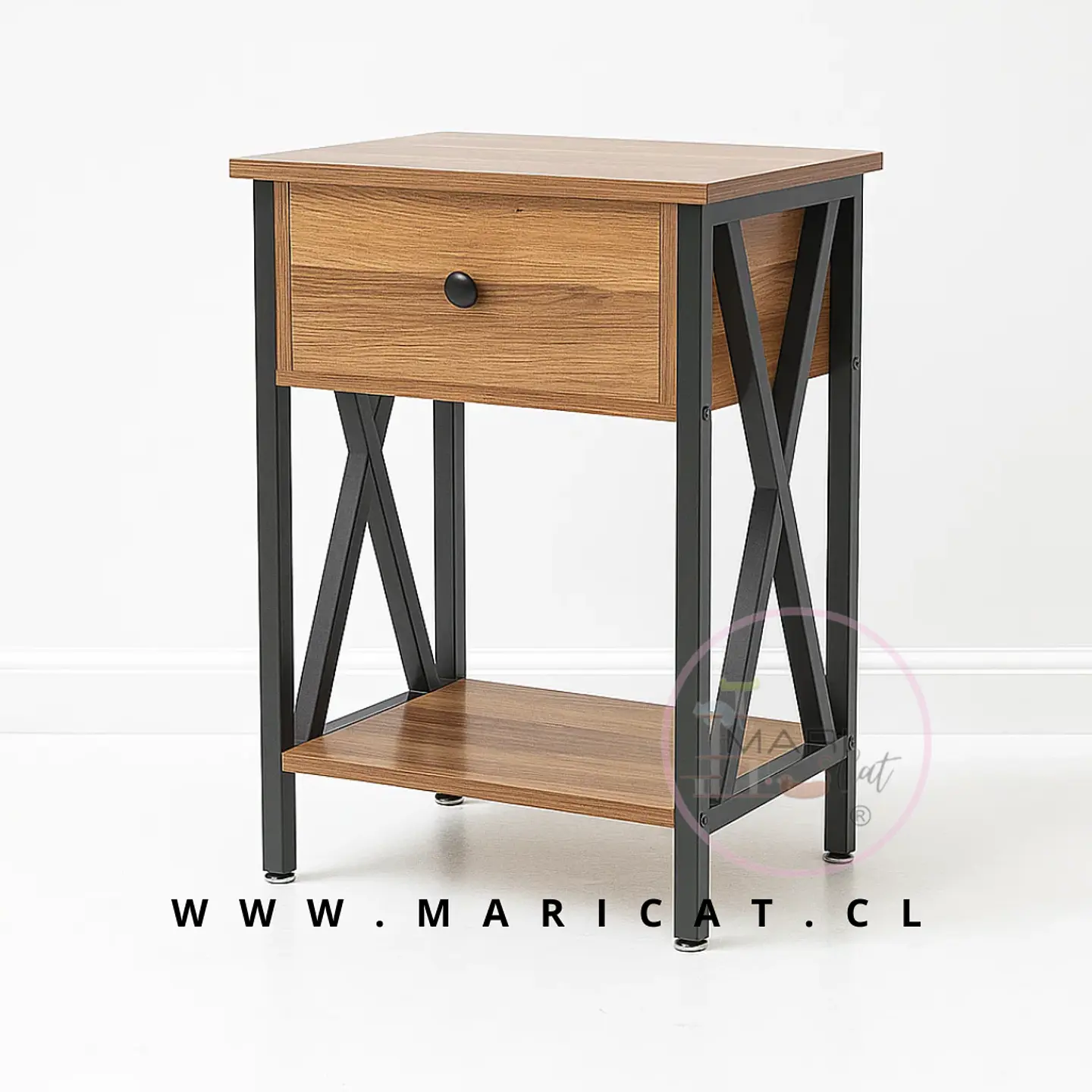 Velador MDF Cross Metal 1