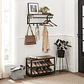 Estanteria Perchero vasaro Rustic MDF- Repisa colgador - Miniatura 2