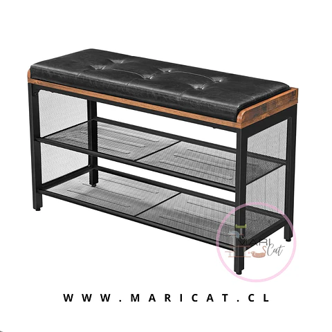 Zapatero Banqueta Ecocuero Murola