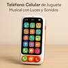 Teléfono Celular de Juguete Musical para Bebés – Luces y Sonidos +2m