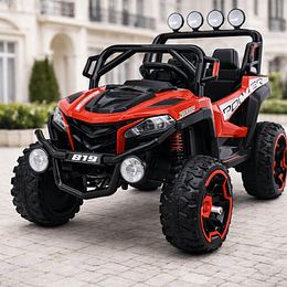 Jeep Escapotado RZR NEL 918 Infantil Eléctrico 12V con Control Remoto, Luces LED, USB y Música – 4 Motores – 2 a 6 Años