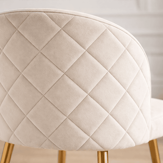 Pack x4 Silla Velvet Gold