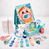 Maleta de Juegos Doctor Dentista Infantil de Madera con Accesorios + 3 Years