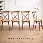 Packs 4 Silla Crossback de Madera Rattan- comedor terraza living eventos - Miniatura 16