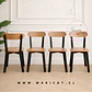 Pack de 4 Sillas Fresno de Madera Maciza - Miniatura 1