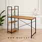 Escritorio para Oficina y Home Office MDF Metal con Repisas España - Miniatura 1