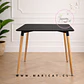 Mesa Eames Cuadrada MDF 80x80 cm Estilo Nórdico Moderno - Miniatura 1