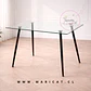 Mesa Francia Rectangular Black - Miniatura 1