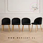 Comedor Rectangular Vidrio 4 Sillas Crossback – Mesa 130x80cm - Miniatura 2