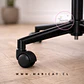Silla de King Giratoria con Pistón a Gas y Tapiz en - Miniatura 3