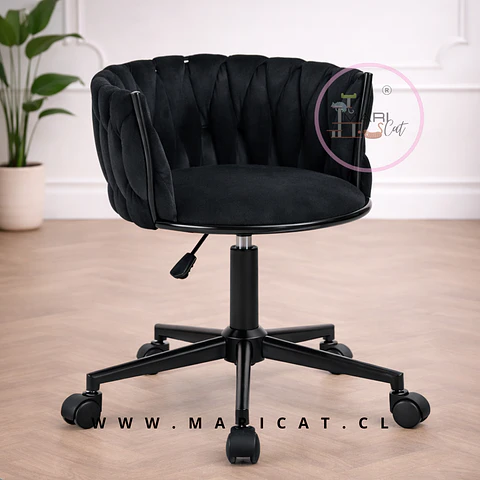 Silla de King Giratoria con Pistón a Gas y Tapiz en