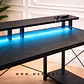 Escritorio Gamer 120 cm con LED MDF Metal Tekna - Miniatura 2