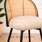 Pack 2 Taburete Bar Regulable Industrial Eco Cuero Beige - Miniatura 2