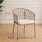 Silla Sitial Trame Aluminio y Cuerda con Cojín - Miniatura 1