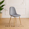 Silla Spoon Felpa Wood comedor 