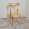 Silla Luisa crossback Madera Natural– Silla Interior Clásica para Comedor, Cocina o Restaurante 