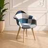 Butaca Sitial Patchwork Tulip Tela