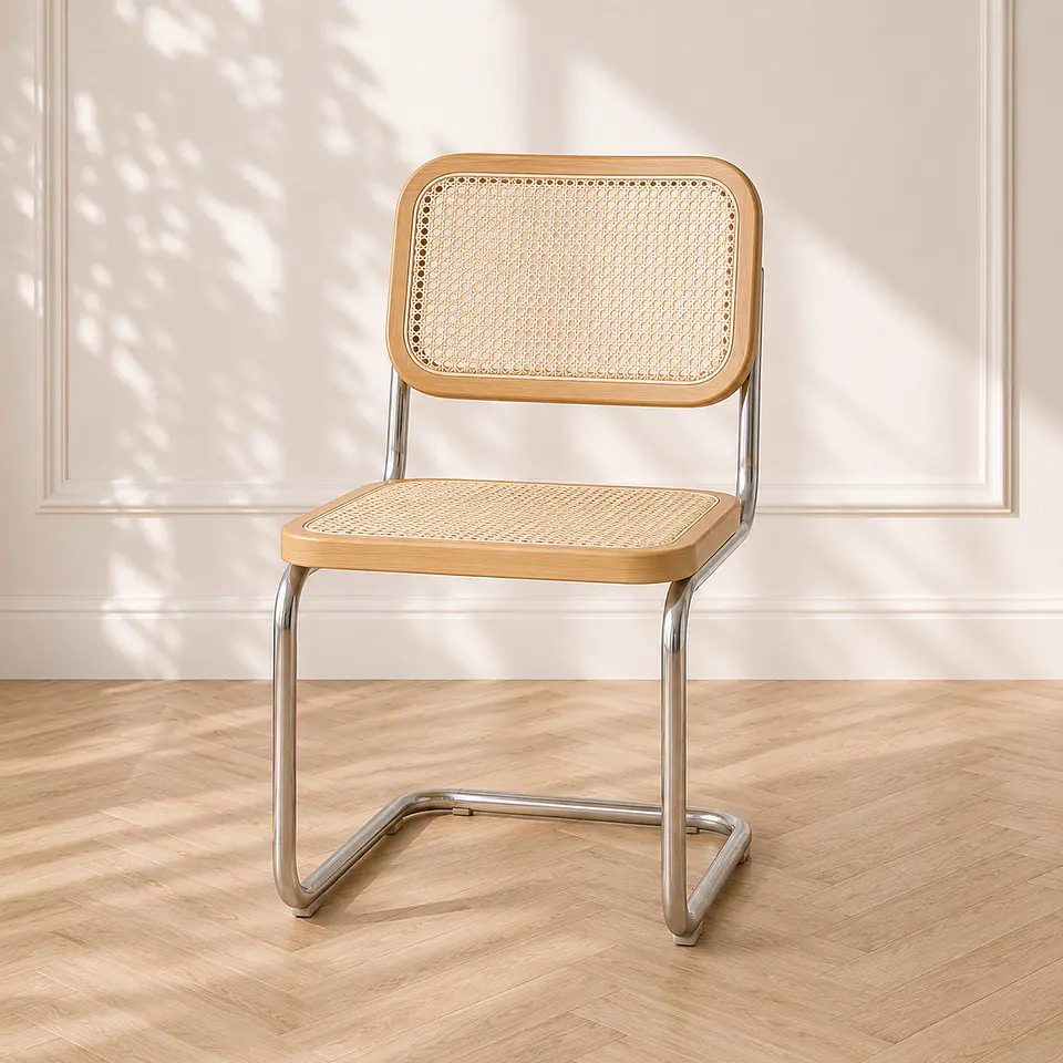 Silla Breuer Metal Plateado – Restaurante, Terraza y Eventos 3